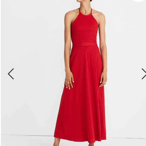Madewell Dresses & Skirts - NWT madewell clip dot backless tie maxi dress